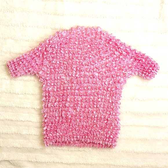 Y2K Magic Popcorn Top One Size Fits Most. Barbie Pink - Picture 9 of 9